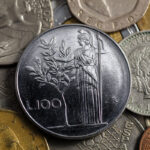 Moneta da 500 lire d'argento del 1958, rappresentativa del valore numismatico attuale.